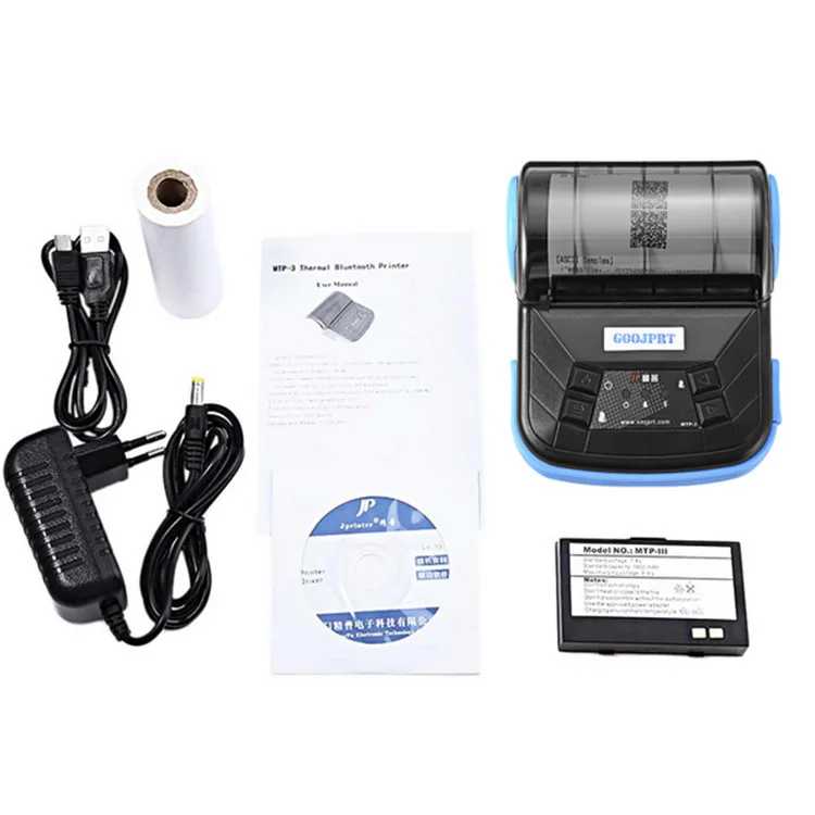 Wholesale factory price high quality Cheap GOOJPRT MTP-3B Mini portable 80mm android thermal Printer with