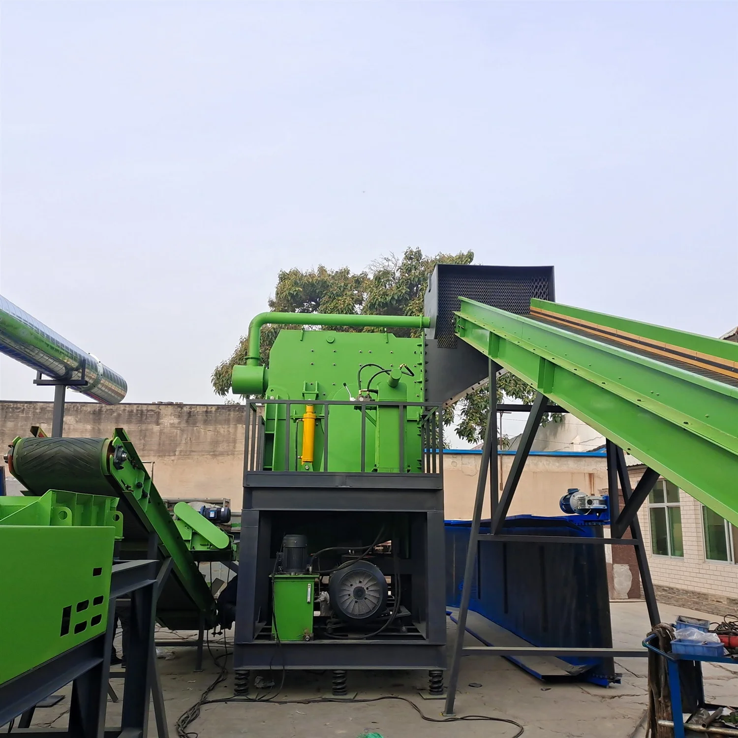 Strong and popular Waste Car Shredder full Car Body Shredder Mixed Light Scrap LMS Shredding Plant