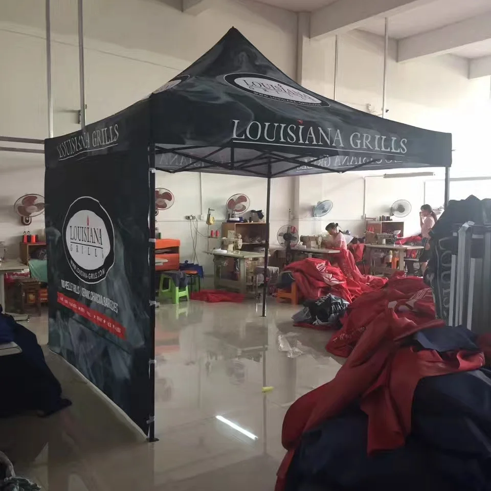 Outdoor all seasons waterproof custom popup logo printed high quality folding trade show tent gazebo canopy tent