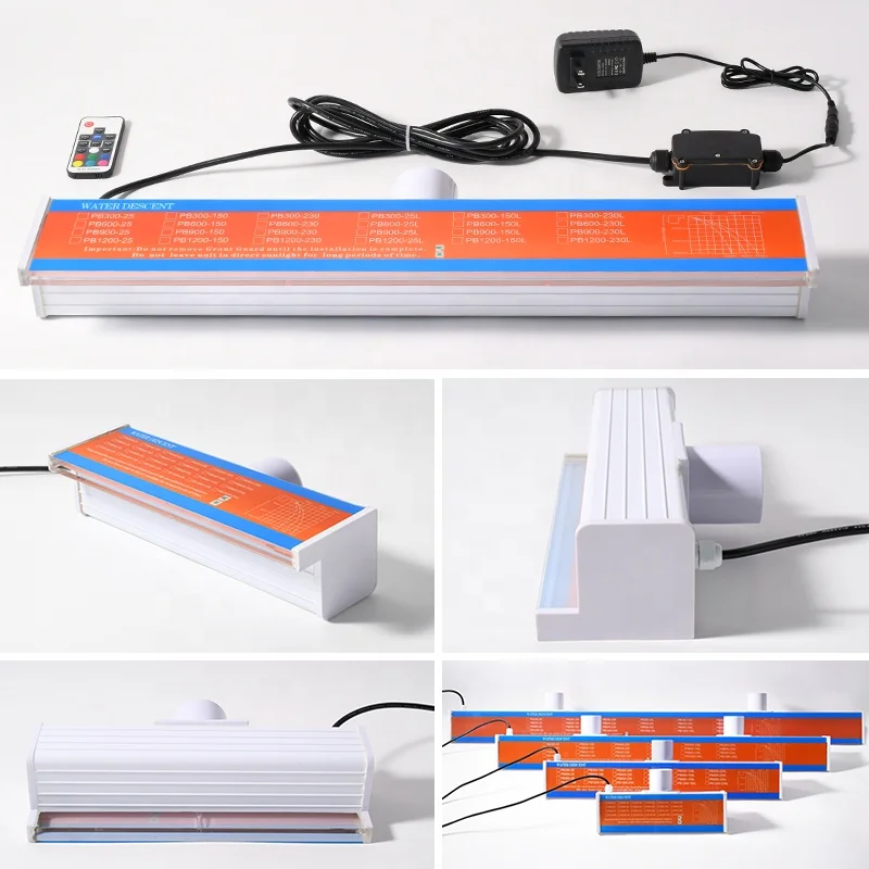 New Product Rectangular Waterfall Feature Pool Fountain Water Feature Indoor Pool Cascade Waterfall