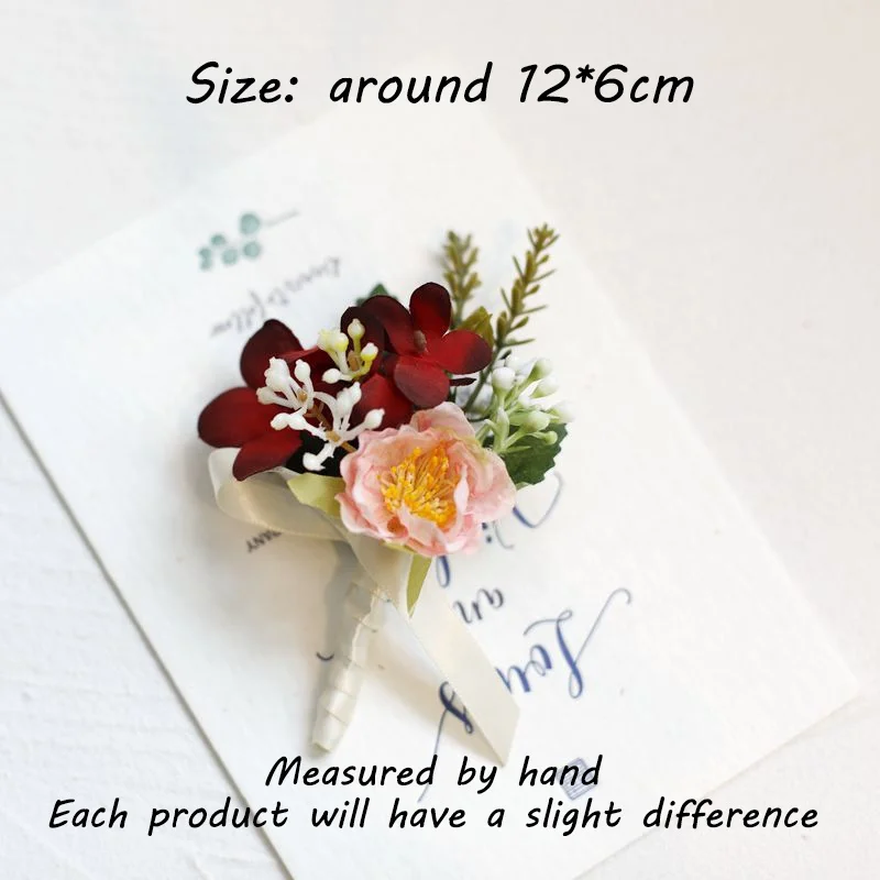 Corsage and Boutonniere Wedding Corsage Boutonnieres Corsage Boutonniere for Wedding Flowers Accessories Prom Suit Decor