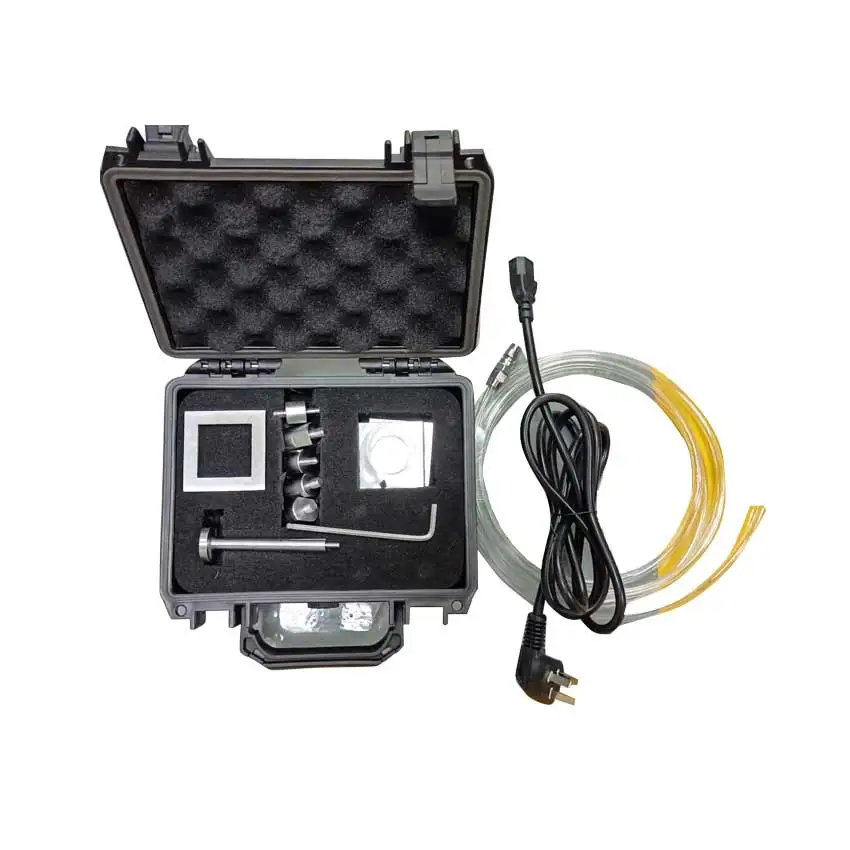 Automatic residual indentation tester constant load on an elastic or flake floor coating