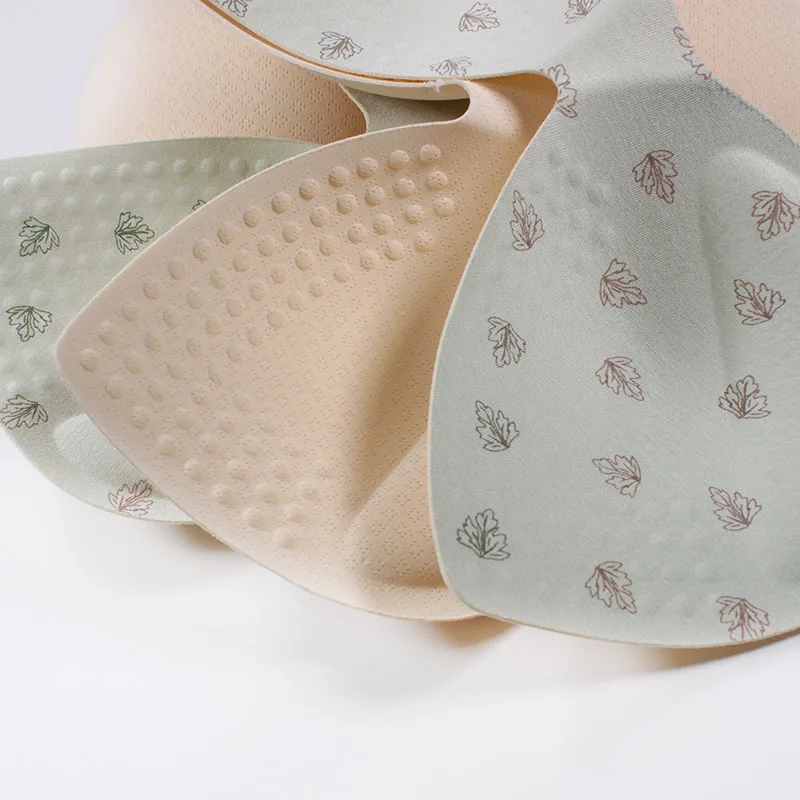 Triangle shape invisible sponge foam enhance bra pads inserts push up bra cup