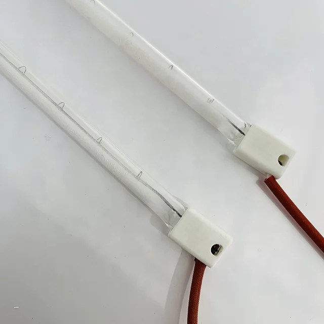 220v electric halogen quartz heating tube 50cm halogen heater bulb 3000w