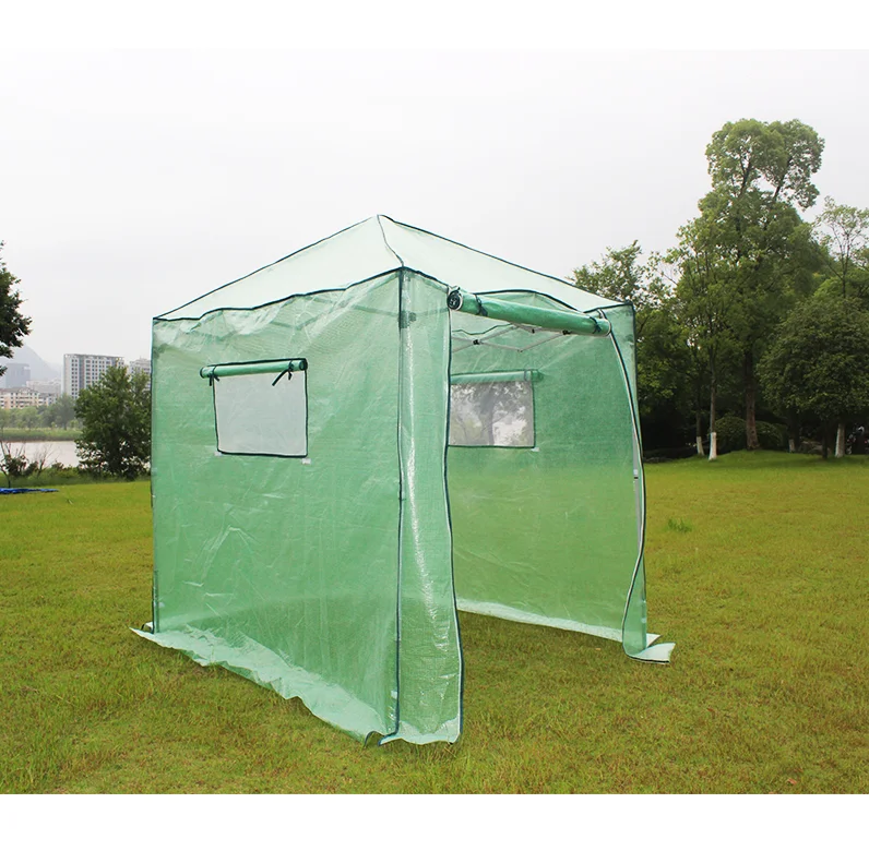 New hot folding greenhouse outdoor waterproof protective plant walk in greenhouse