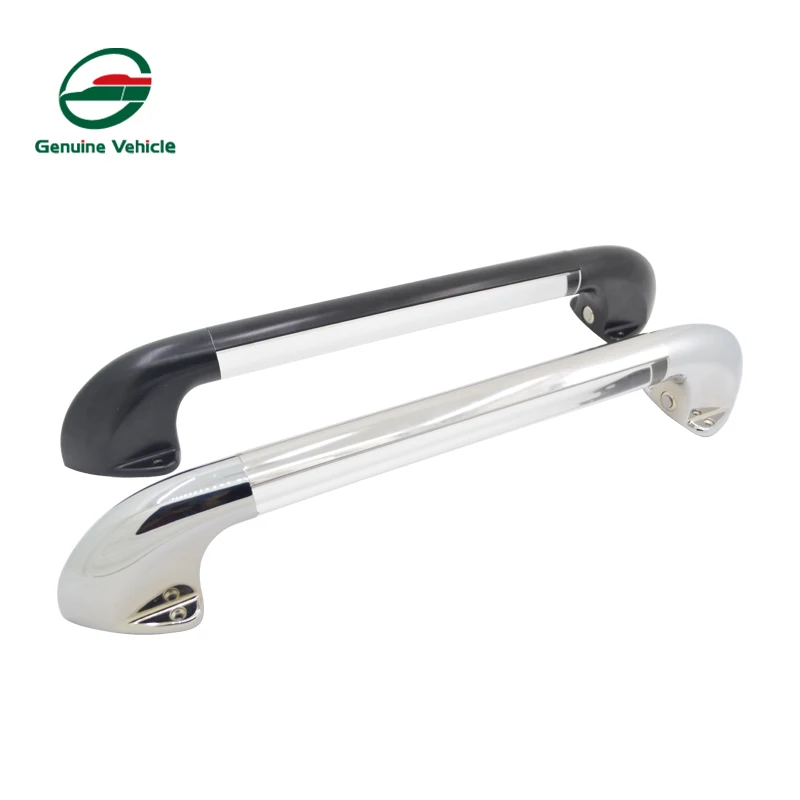 RV stainless steel outdoor handrail door grab handle with blue lighted rv for boat marine caravan