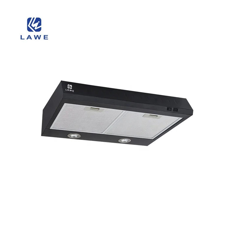 Lawe Under Cabinet Ductless Ducted Convertible Slim Kitchen Stove Vent Hood with 3 Speed Exhaust Fan with Charcoal Filter