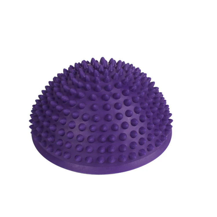 Fitness Soft and hard Spike Balance Pad PVC Half Massage Ball
