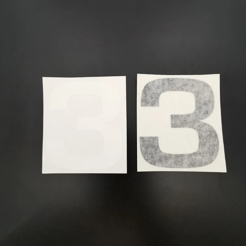 Custom number sticker vinyl,Self-adhesive racing number sticker