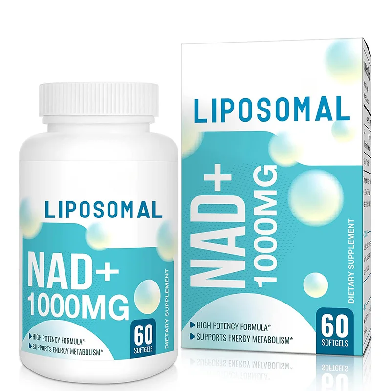 Индивидуальные таблетки NAD plus Nicotinamide Adenine Dinucleotide 1000 мг чистый Nad + порошок softgels для поддержки клеточной энергии