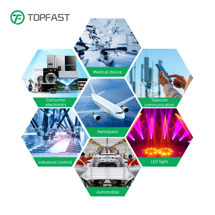 Double-sided PCB that can achieve high-density interconnection, with strong bearing capacity.