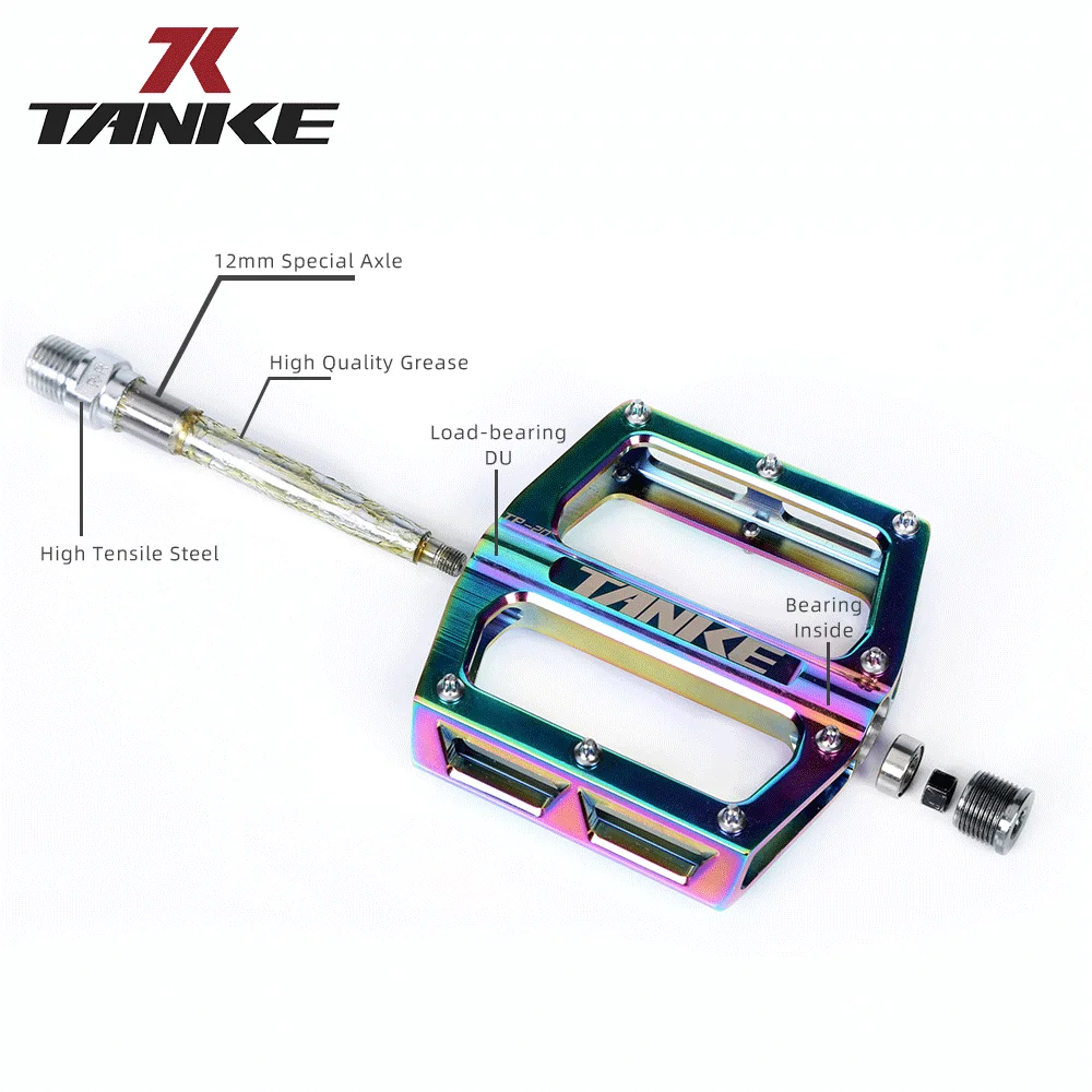 BA063 bicycle pedal axle mountain bicycle pedals shimano sealed bearing aluminum alloy bicycle pedal