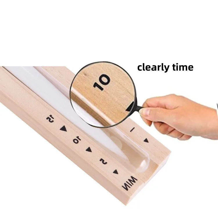 Manufacturers wholesale bathroom wood quicksand wall-mounted rotary 15 minutes bathroom dry sauna hourglass timer