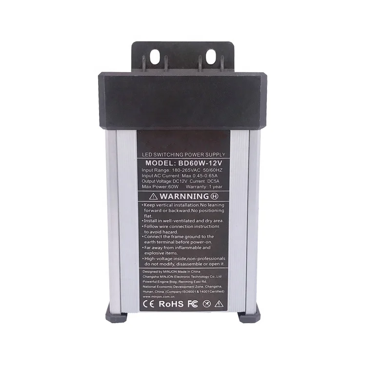 Водонепроницаемый светодиодный дисплей Импульсный источник питания 12 В 400 Вт