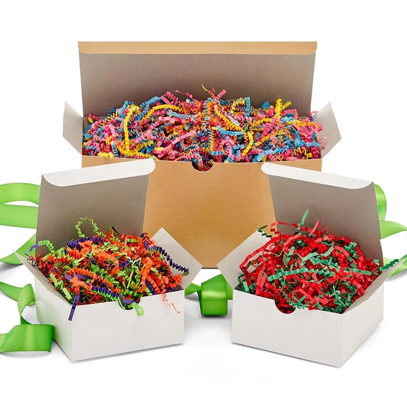 
Crinkle cut paper shred filler for Party gift wrapping Box filling 