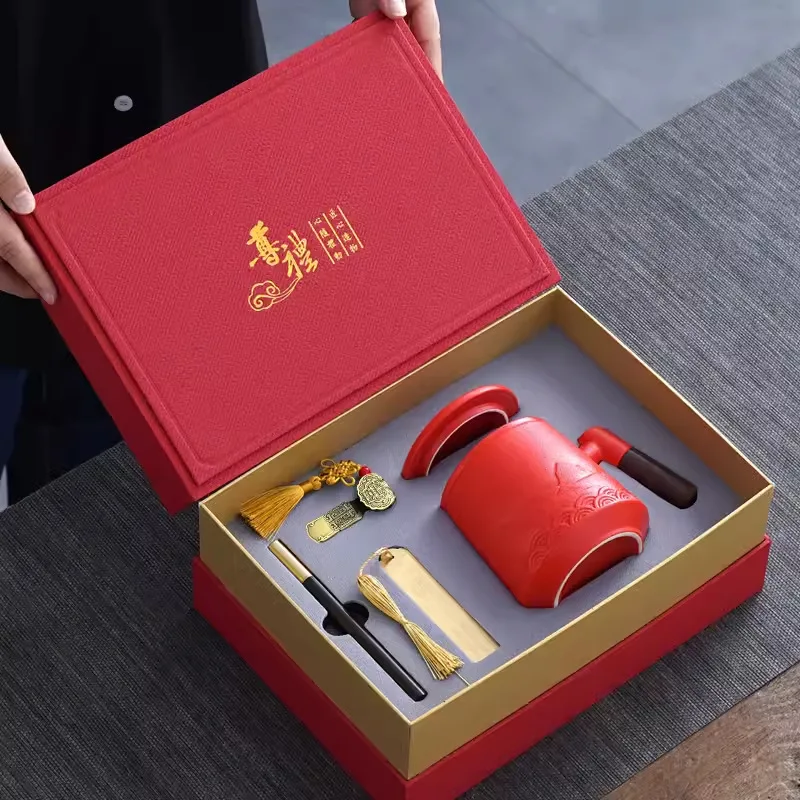 Hot Sale Gift Set corporate luxury business promotional gifts set With Pen Tea Set Notebook New Design Style With Custom Logo