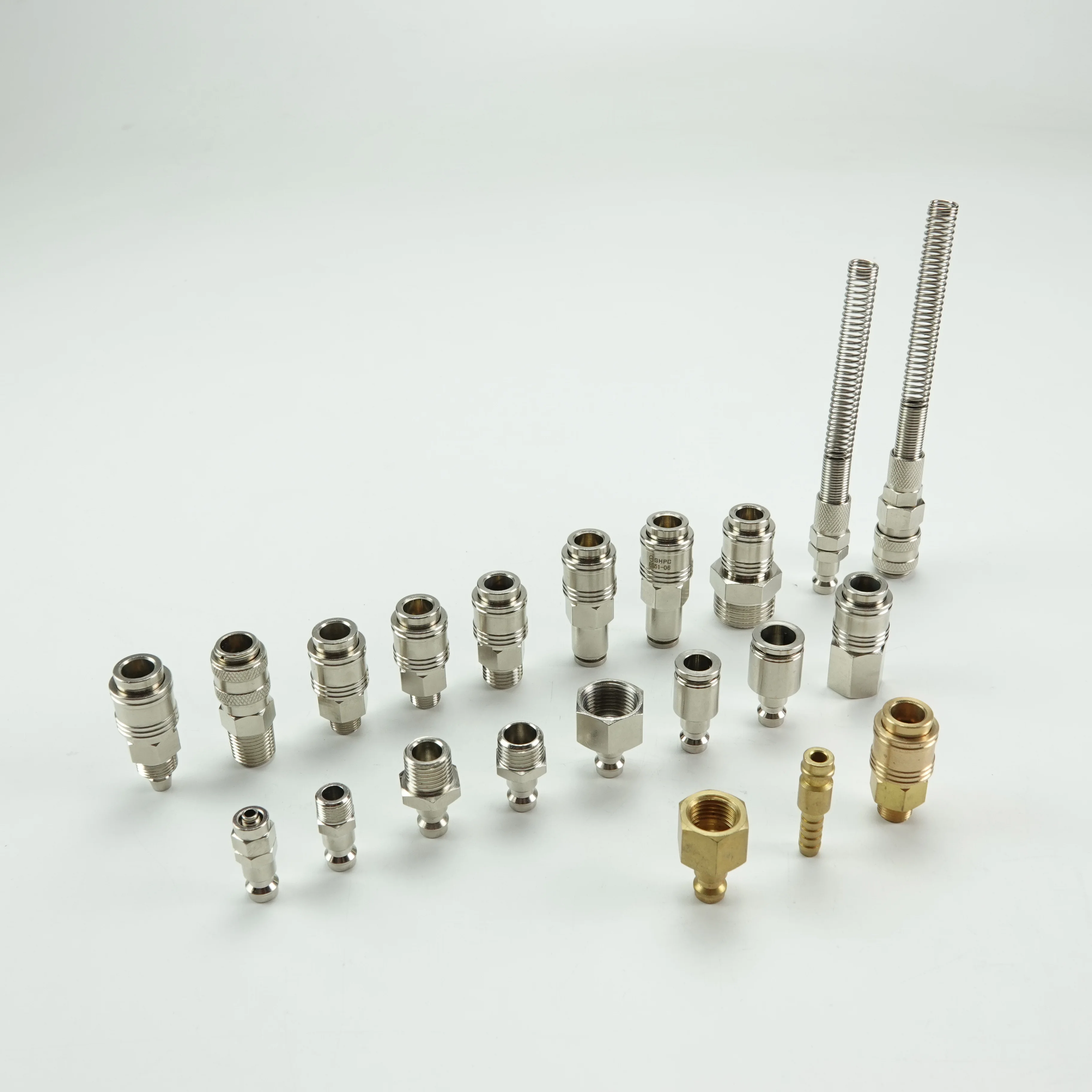 Mini Europe Type Air Coupler Connector Pneumatic Fitting Brass 6mm Parker Rectus type 21