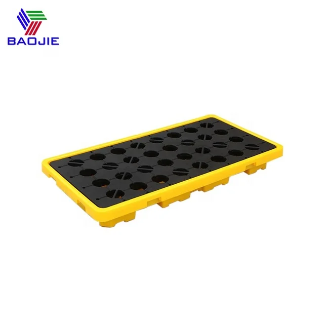 Nice Quality 2 Barrels Oil Leakage Storage Spill Plastic Pallet