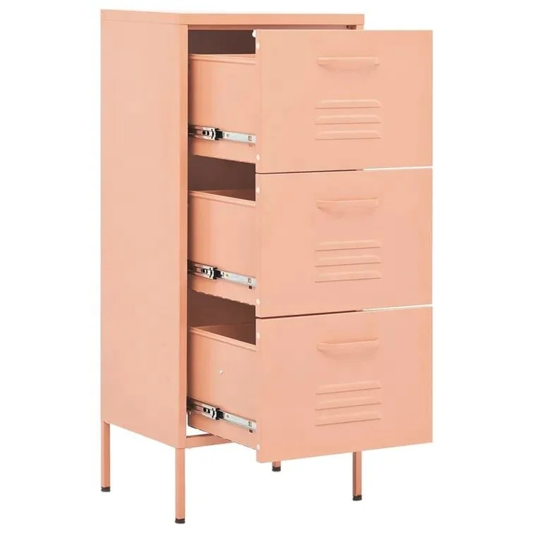 Cheap home furniture living room furniture set modern file storage cupboard metal 3 drawer cabinet storage