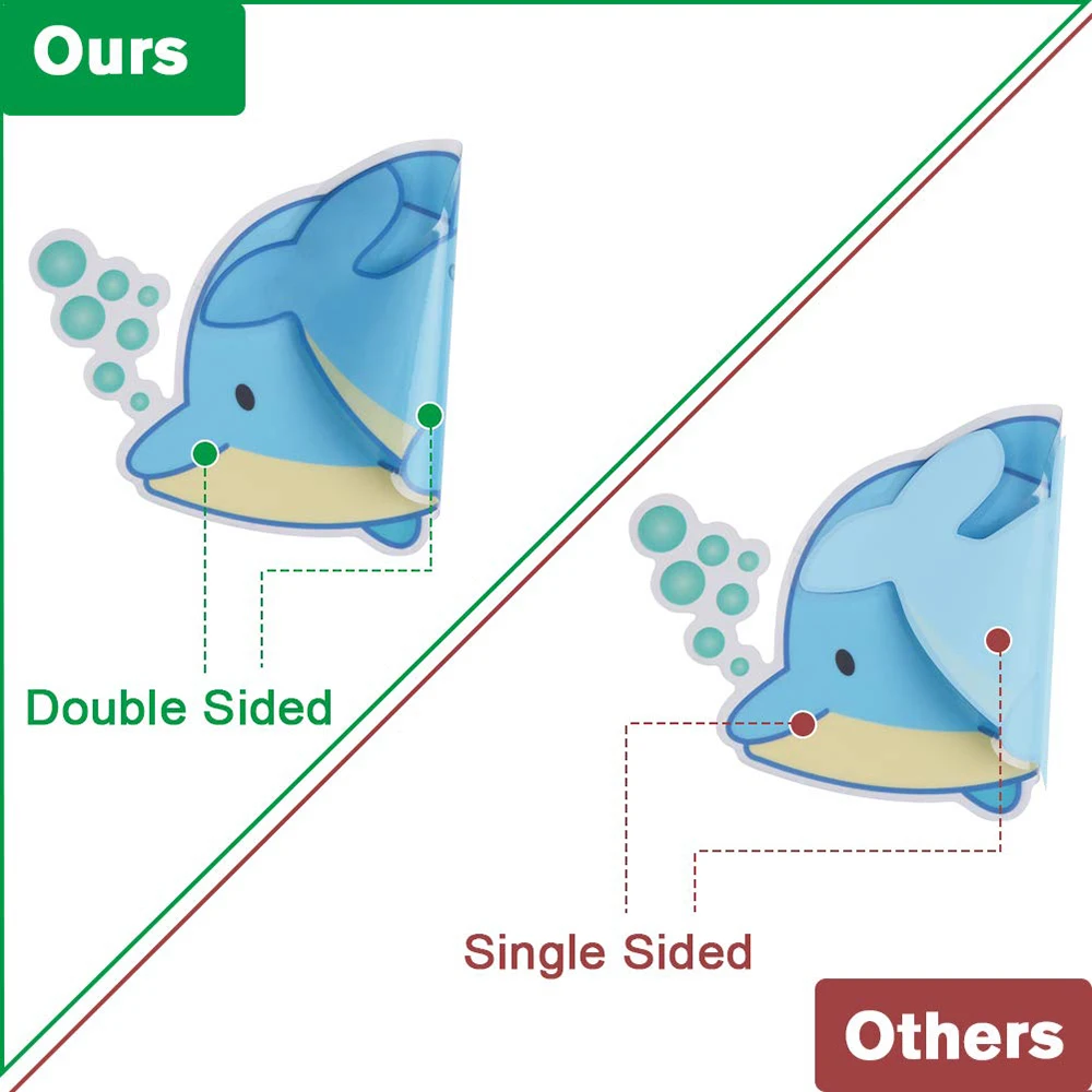 Custom Decoration Hologram 3D Gel Transparent Static Cling Window Sticker