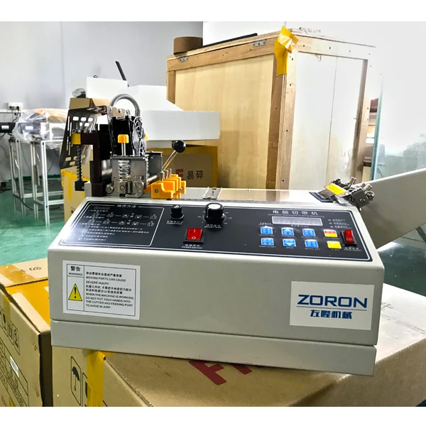 Oblique angle high quality hot  fabric tape cutting machine ribbon cutter webbing headband hair bows cutting machine