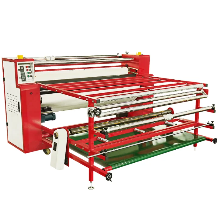 Small Economic Version sport wear calendar rotary transfer printing fabric sublimation heat press machine