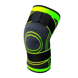 2021 Low MOQ Factory Price Compression Sport Support Knee Sleeve Nylon Knee Brace for Sports and Fitness