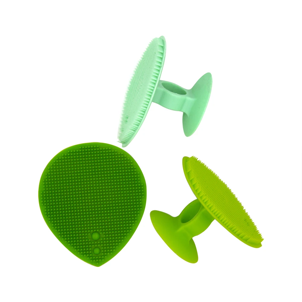 Handheld Silicone Facial Cleansing Brush Pad Super Soft Face Cleanser and Massager Brush
