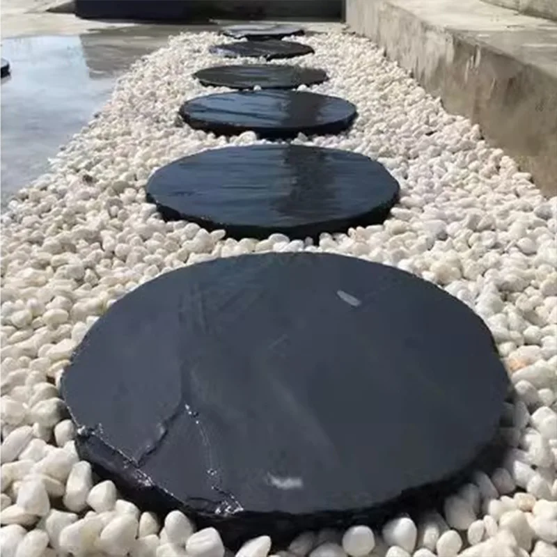Natural stone round landscaping paving stone,gravel stone,square stepping stone with multiple sizes from China factory