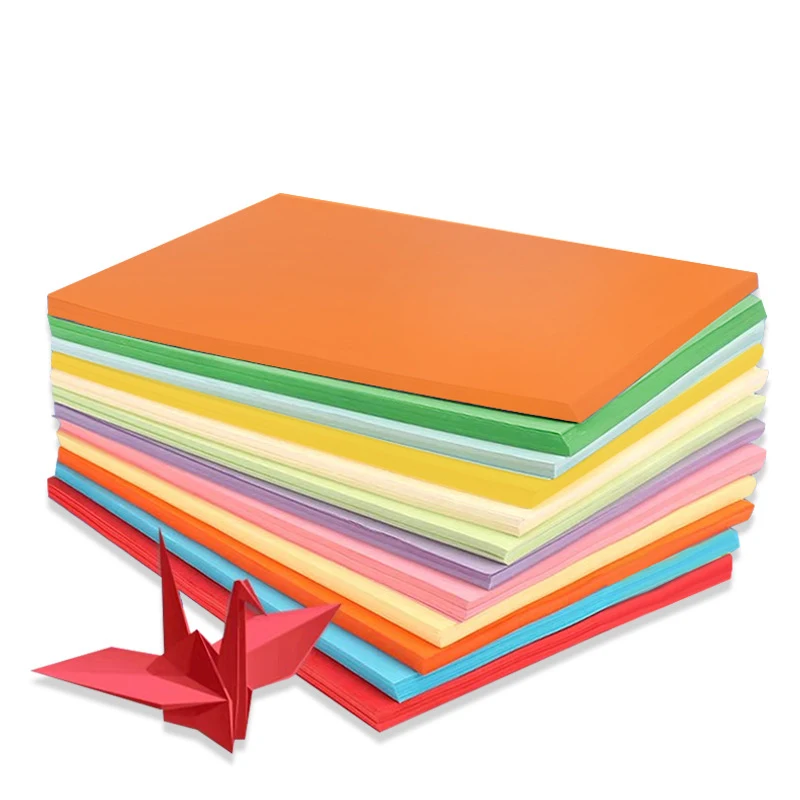 180g cartulina papel bulk black A4 craft paperboard colored cardstock paper sheet origami