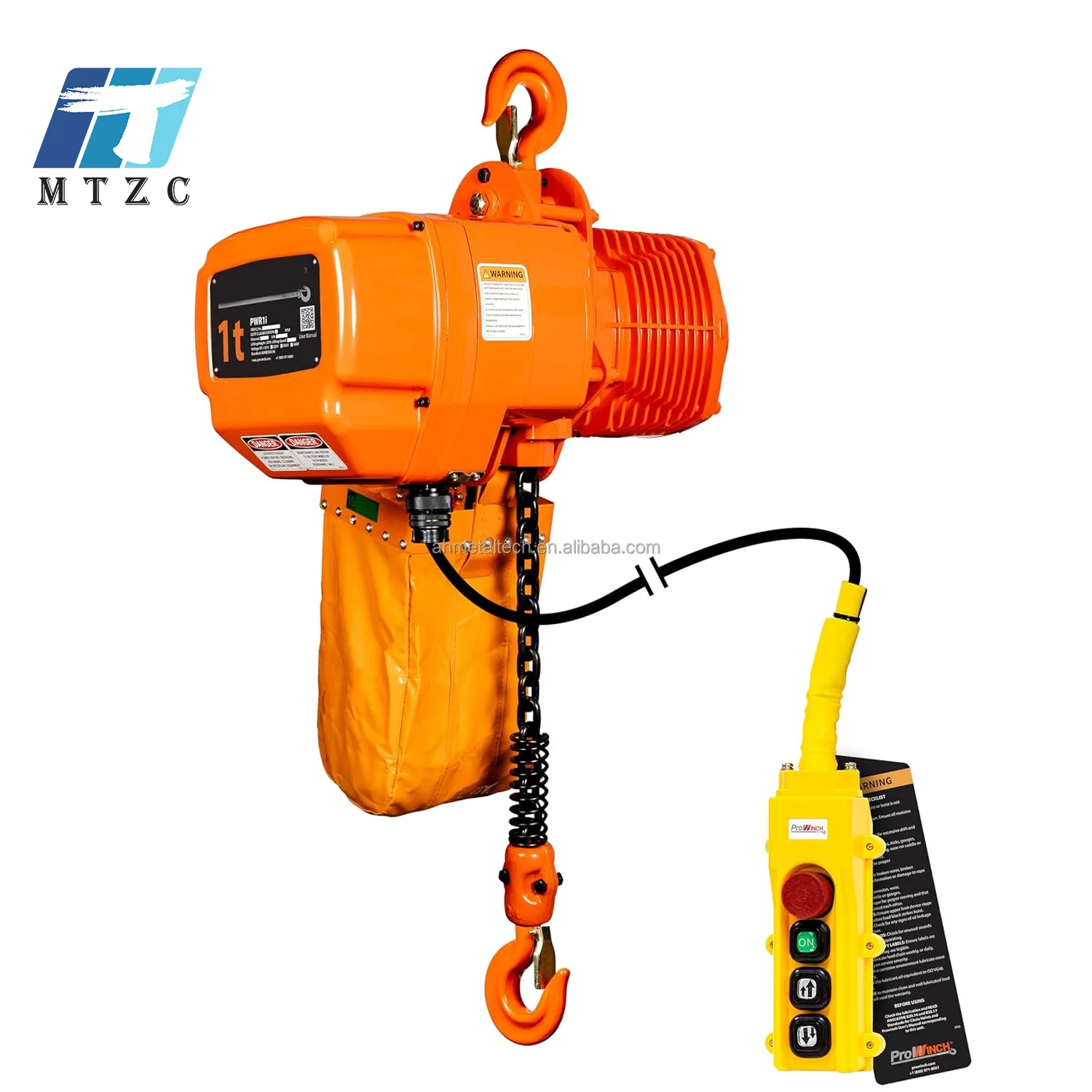 MT Export quality run steadily HHBB 3-9m Hook fixed type 0.3t 0.5t 1t electric chain hoists