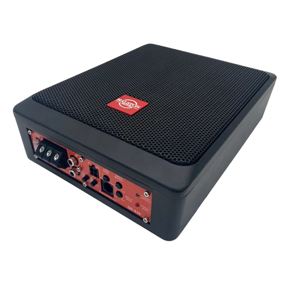 RMS 100W Car Audio Subwoofer New Design 6*8 Inch Small Underseat Subwoofer with Amplifier Full Bass Single Dual Coil DC 12V