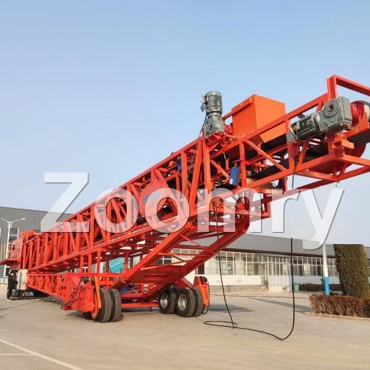 Adjustable Height Flexible Movable Telescopic Stacker  Bulk Handling Solutions mobile stacker for sale