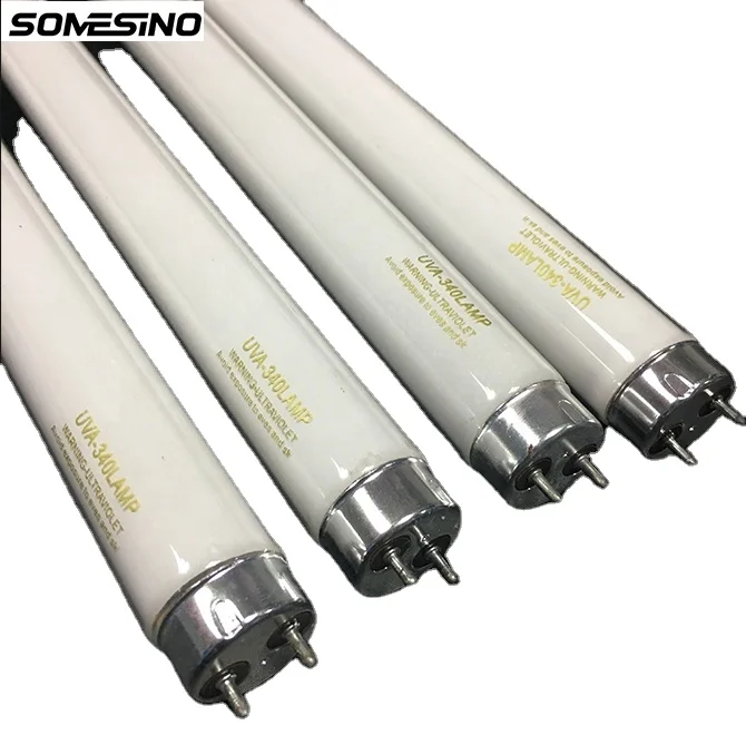Solar powered fluorescent 30w t8 uva 340nm lamp