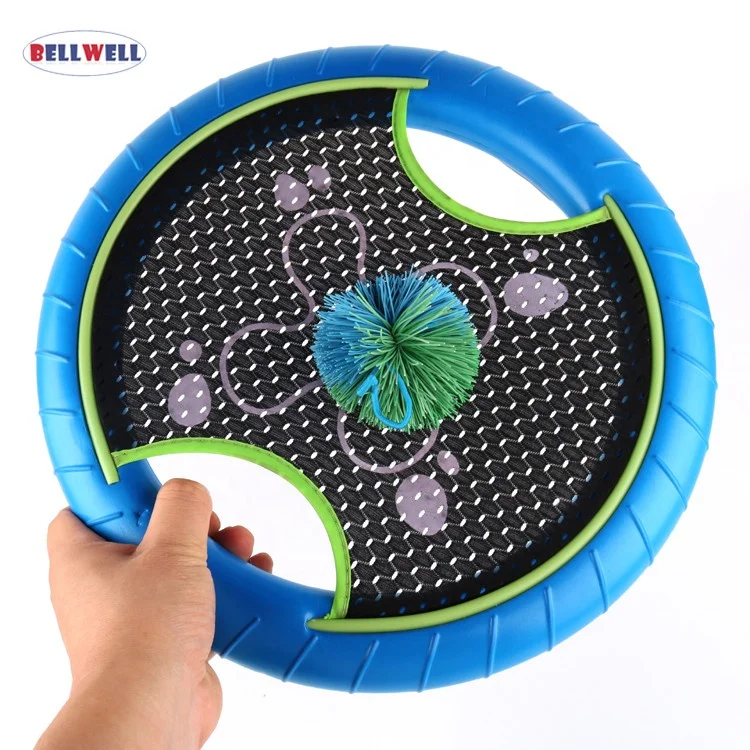 Bellwell портативный мини ручной батут весло мяч и летающий диск набор