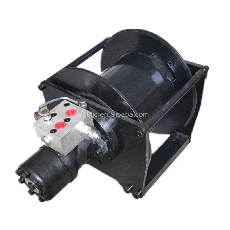 Wire Rope Hoist Winch 1000 Kg Hydraulic Motor Power high speed factory price