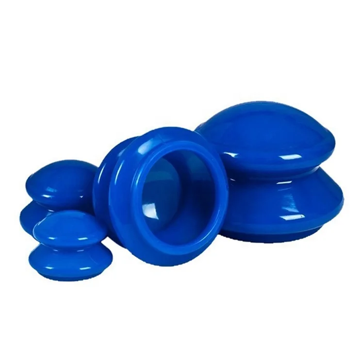 Suction Cups jar Acupuncture Vacuum Cupping Set Massager jars Rubber vacuum suction therapy cupping set  for massage