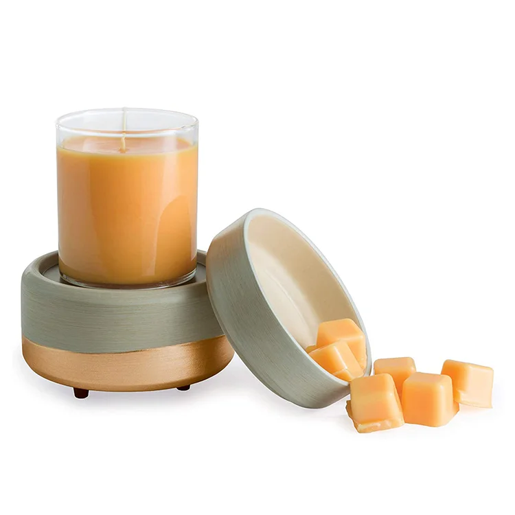 Wholesale 2 In 1 Ceramic Wax Melts Burner Scented Electric Candles Warmers