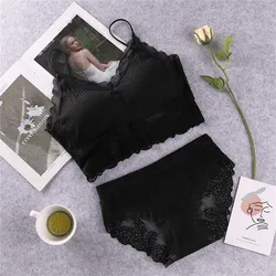 Hot sale thongs panties and bra sets sexy ladies