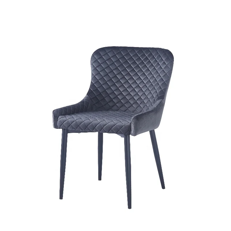 Nordic Cafe Leisure Vanity Leather Visitor Chair Modern Wholesale Restaurant Home Living Room Dining Chairs