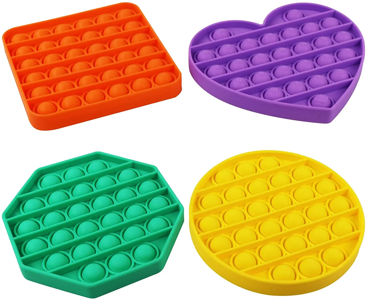 
Push pop pop Bubble Sensory Fidget Toy,Autism Special Needs Stress Reliever Silicone Stress Reliever Toy,Squeeze Sensory Toy 