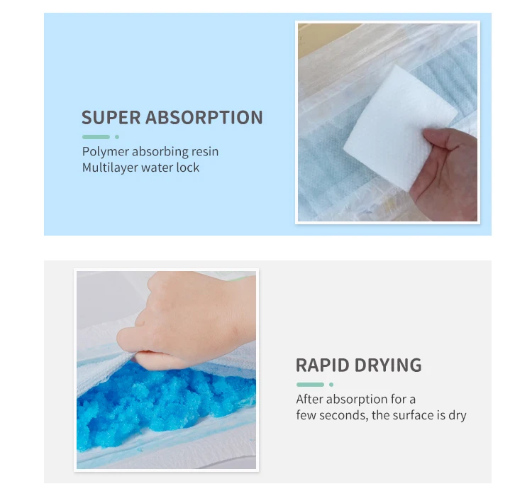 Hexing OEM Pampars Baby Diapers Wholesale Customized Disposal Cotton Premium Nappy Baby Diaper Manufacturers In China