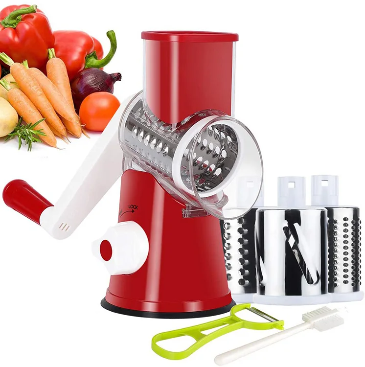 
Sell Well New Type Vegetable Cutter 3 In 1 Round Veggie Chopper 