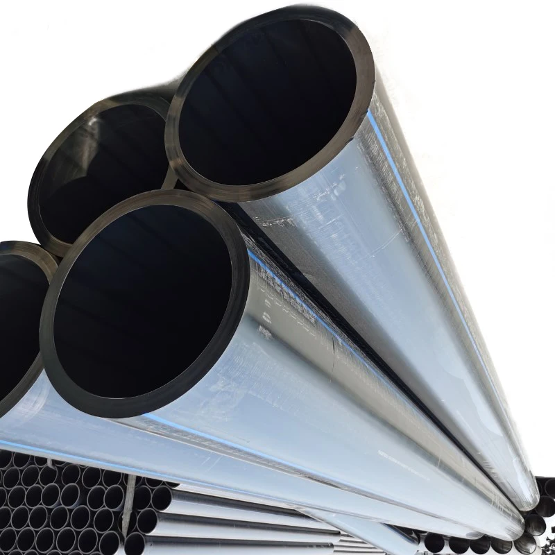 PE100 Water Supply Pipe Plastic Water Pipe Black Hdpe Irrigation Drainage Pipe
