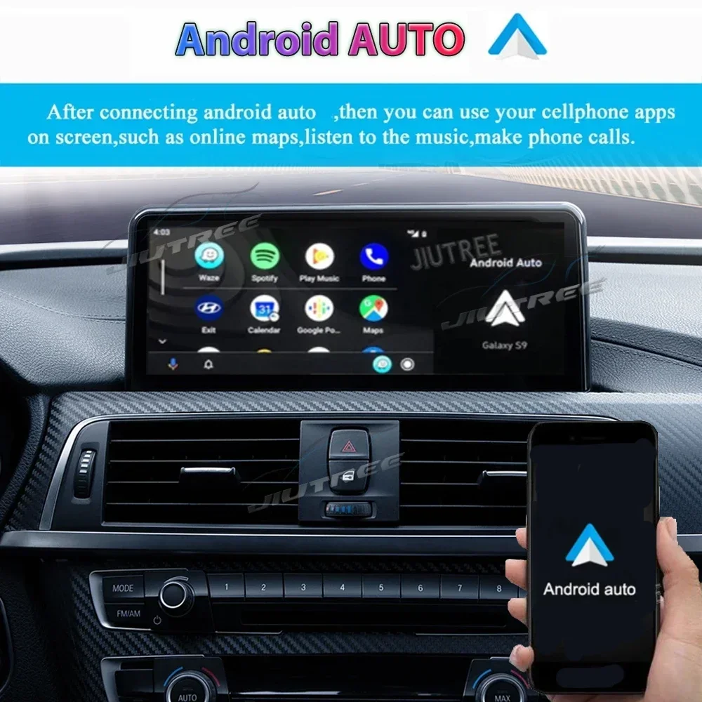 Linux system For BMW 3 Series F30 F35 2013-2019 Car Radio Wireless Carplay Android Auto 10.25Inch NBT EVO Multimedia Player