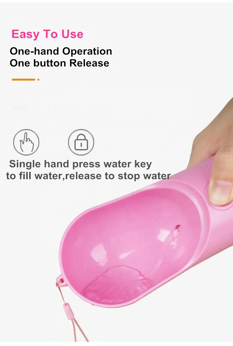 wholesale DOKA Automatic Portable Pet Travel dog water bottle for walking