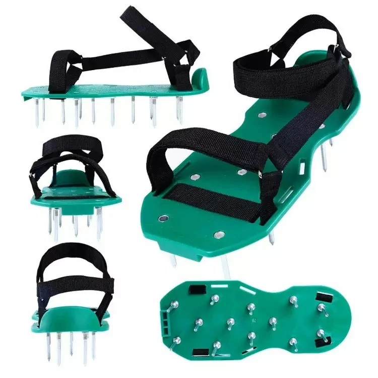 Adjustable Belt Spike Aerator Tools Revives Lawn Health for Lawn/Yard/Garden Comfortable Grass Airation Spikes Shoes