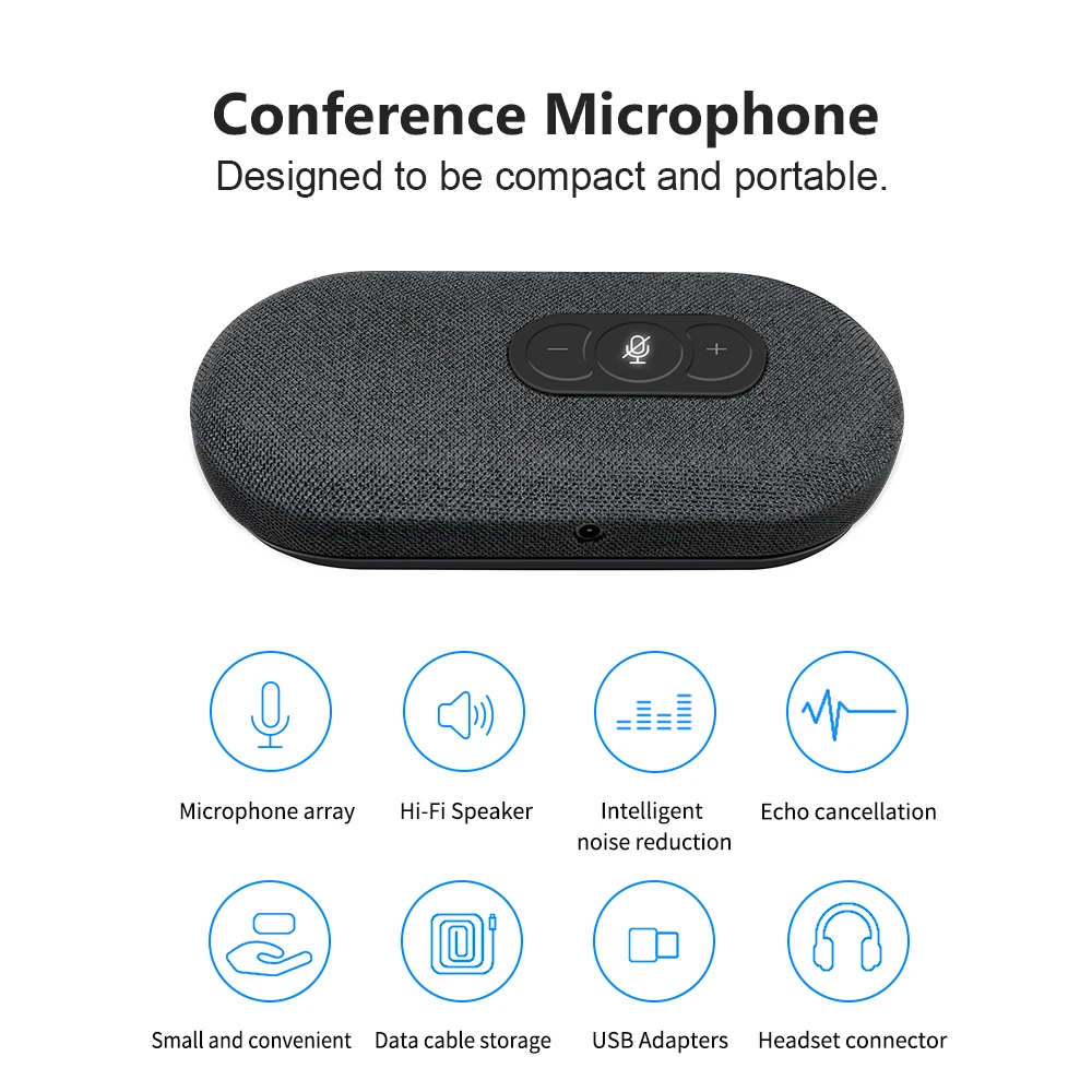Всенаправленный микрофон конференции и Громкая связь USB динамик