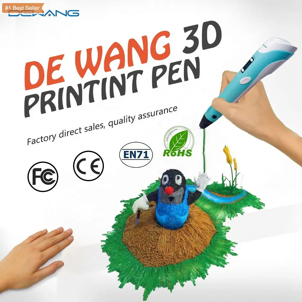 High Quality 1.75Mm Usb Output Low Voltage Security Personal Toys 3D Pen 3D Printing Pen Abs And Pla Filament