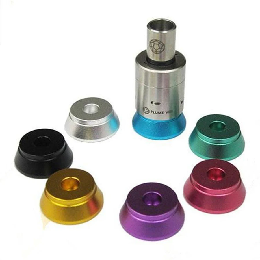 Гравировка логотипа электронных сигарет, бак атомайзера, металлическая подставка-держатель, аксессуары для вейпа с резьбой 510